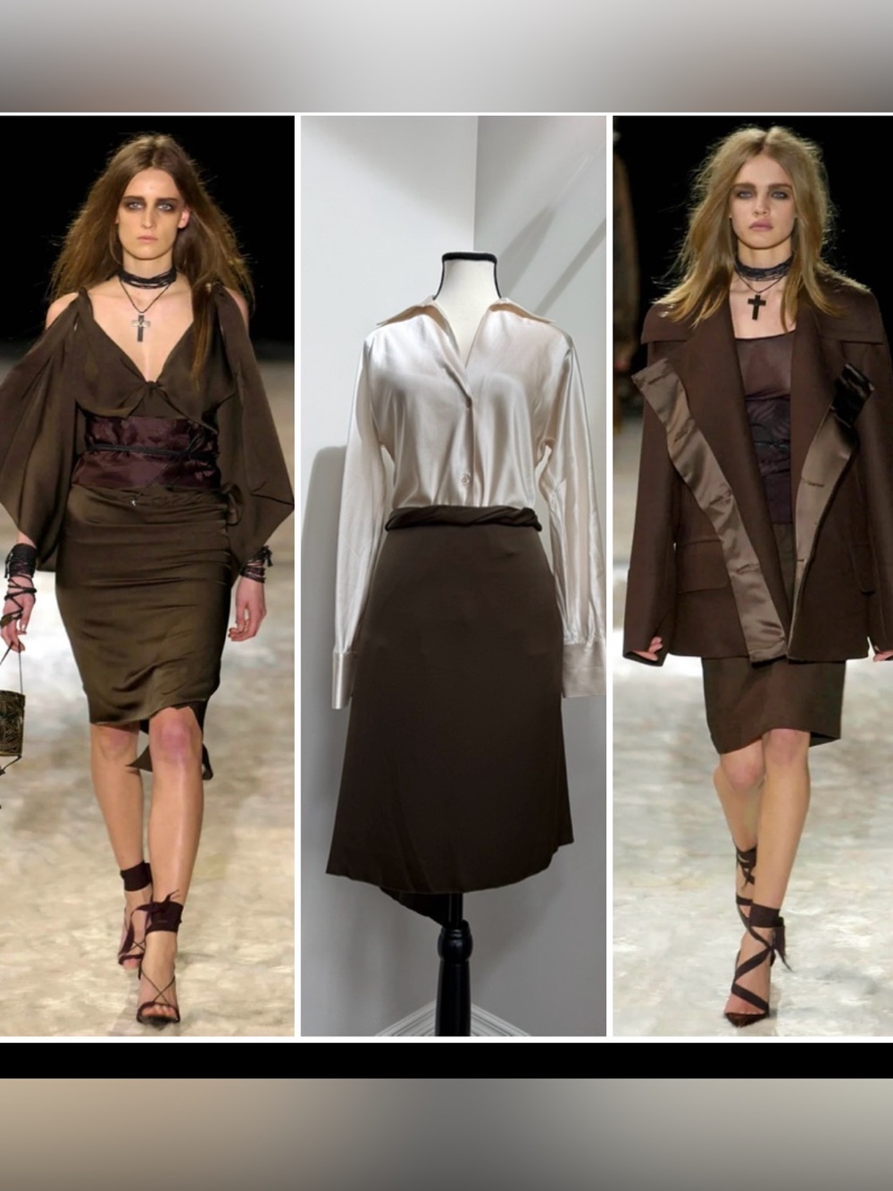 Vintage Tom Ford For GUCCI  Skirt Runway F/W 2002 Size IT 42